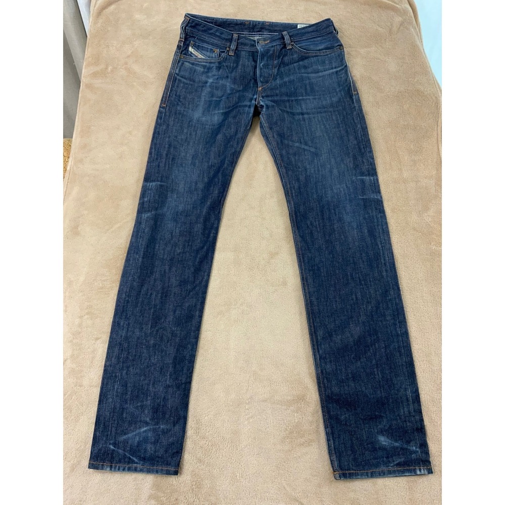 Diesel Koolter Turbo Wash Slim Tapered Jeans Mens 31x34 Blue